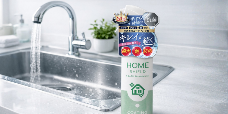 シンクの水垢対策・水回り撥水コーティング