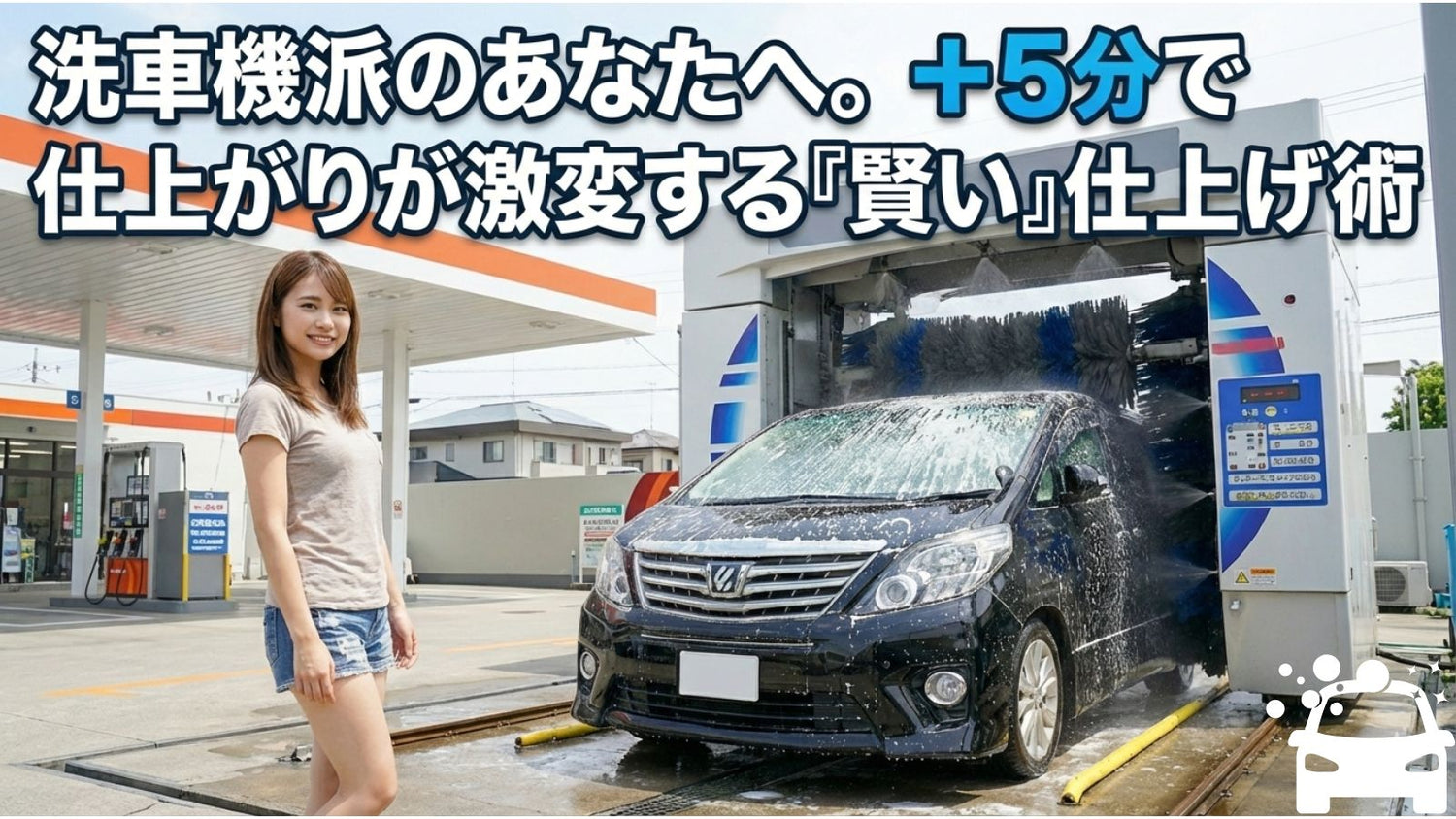 洗車機派のあなたへ。＋5分で仕上がりが激変する『賢い』仕上げ術