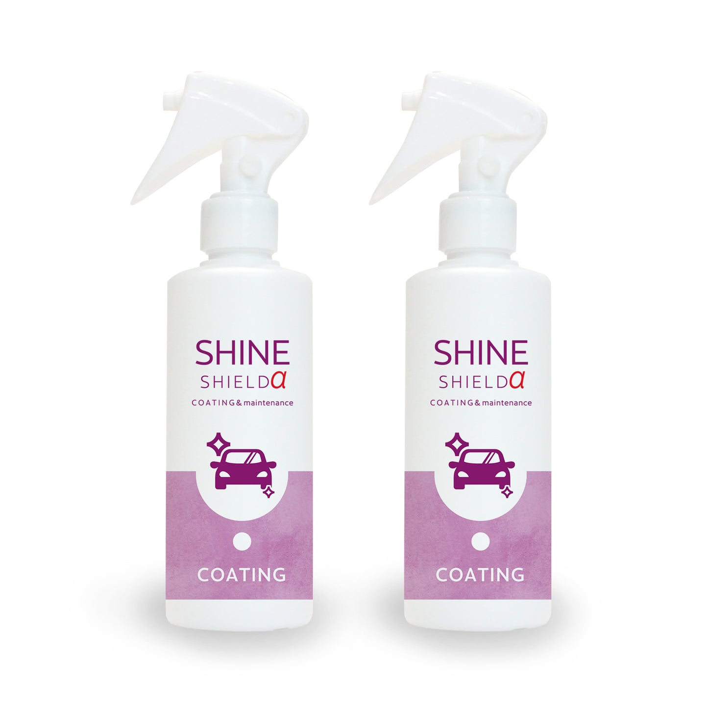 洗車後すぐ艶と水が流れる シャインシールドα 滑水タイプ車用ガラス系コーティング 200ml 日本製