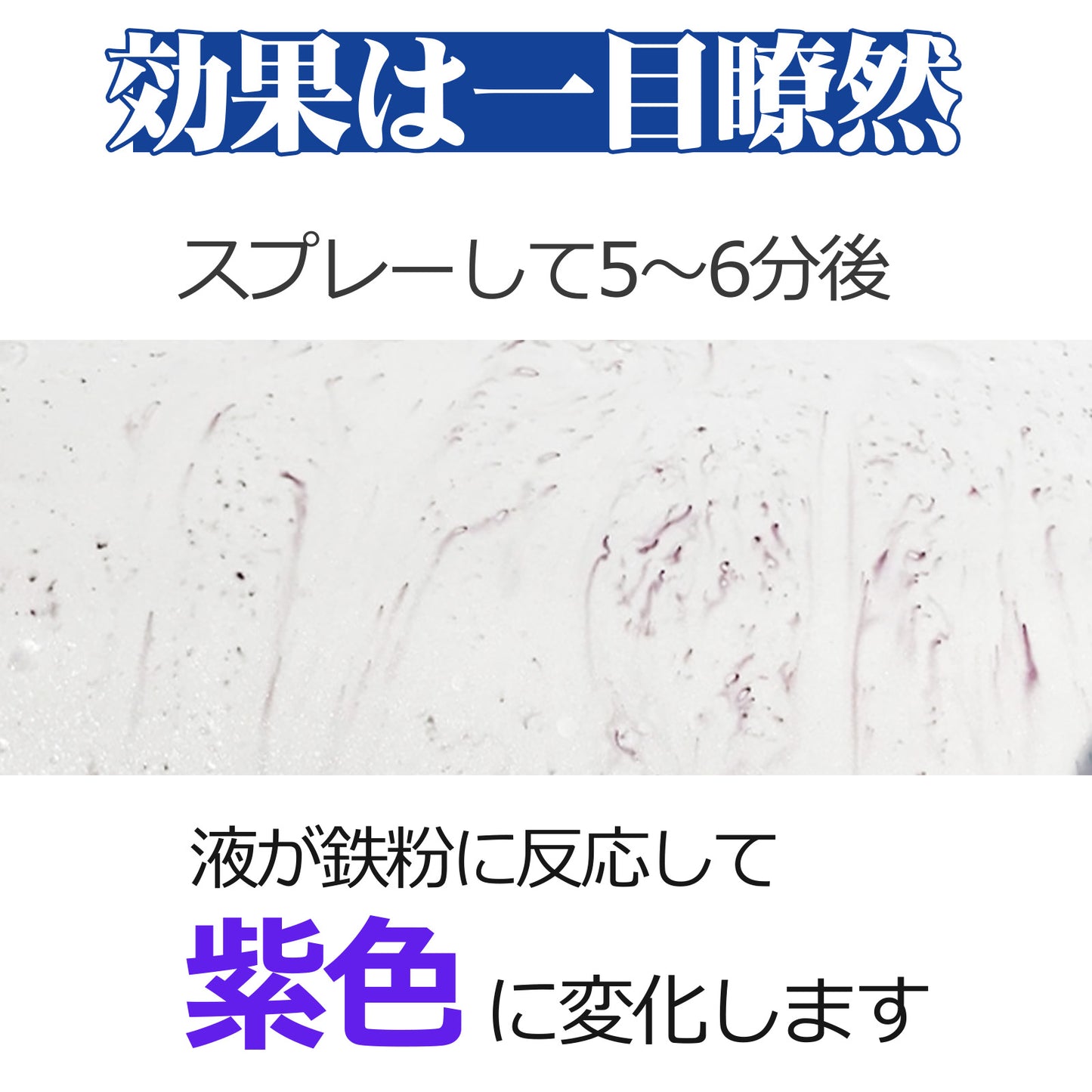 中性で安心 ボディ・ホイール対応 鉄粉除去スプレー300ml クロス付 コーティング前下地処理に