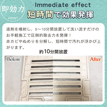 業務用レベルの強力カビ取りスプレー 低臭タイプ 500ml 日本製 MOLD OFF CLEANER