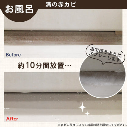 業務用レベルの強力カビ取りスプレー 低臭タイプ 500ml 日本製 MOLD OFF CLEANER