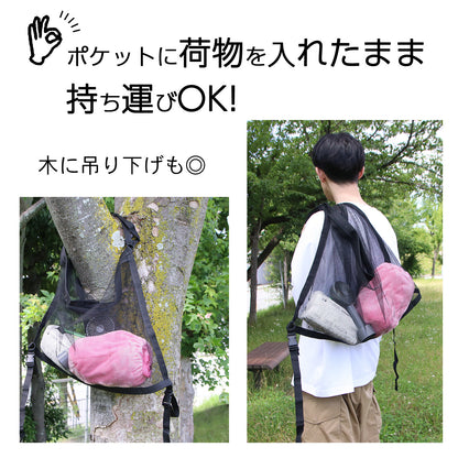 家族で使いやすい天井収納ネット 車用簡単取付 ファスナー付 大容量 軽自動車対応