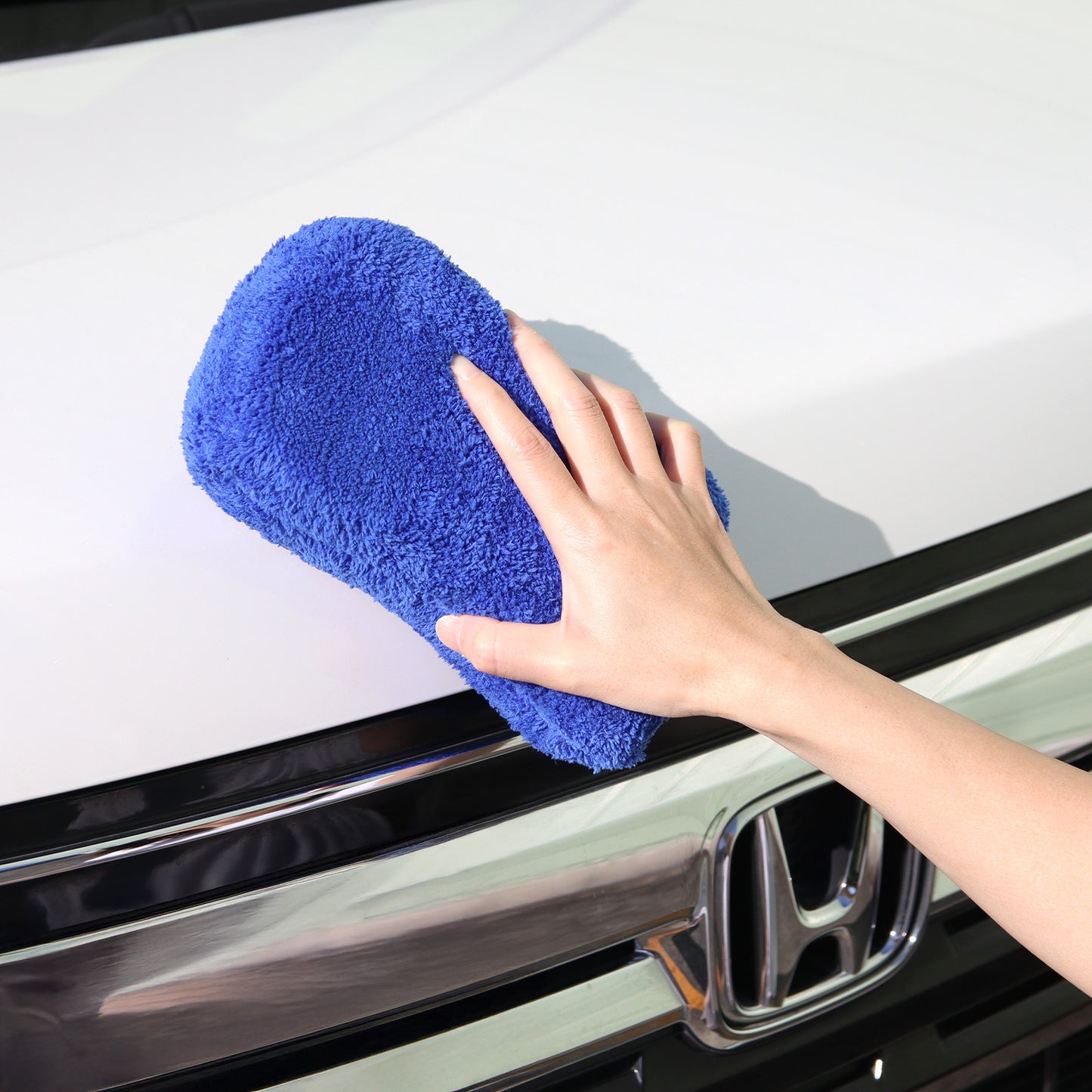 掃除用スポンジ 洗車対応 厚手5cm 傷防止 マイクロファイバー