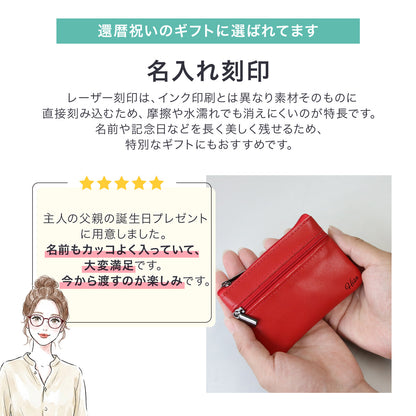 還暦祝い 名入れ 感謝状プレート＆本革コインケース 実用的で泣ける長寿祝いギフト 母 父 古希 喜寿 米寿 記念品