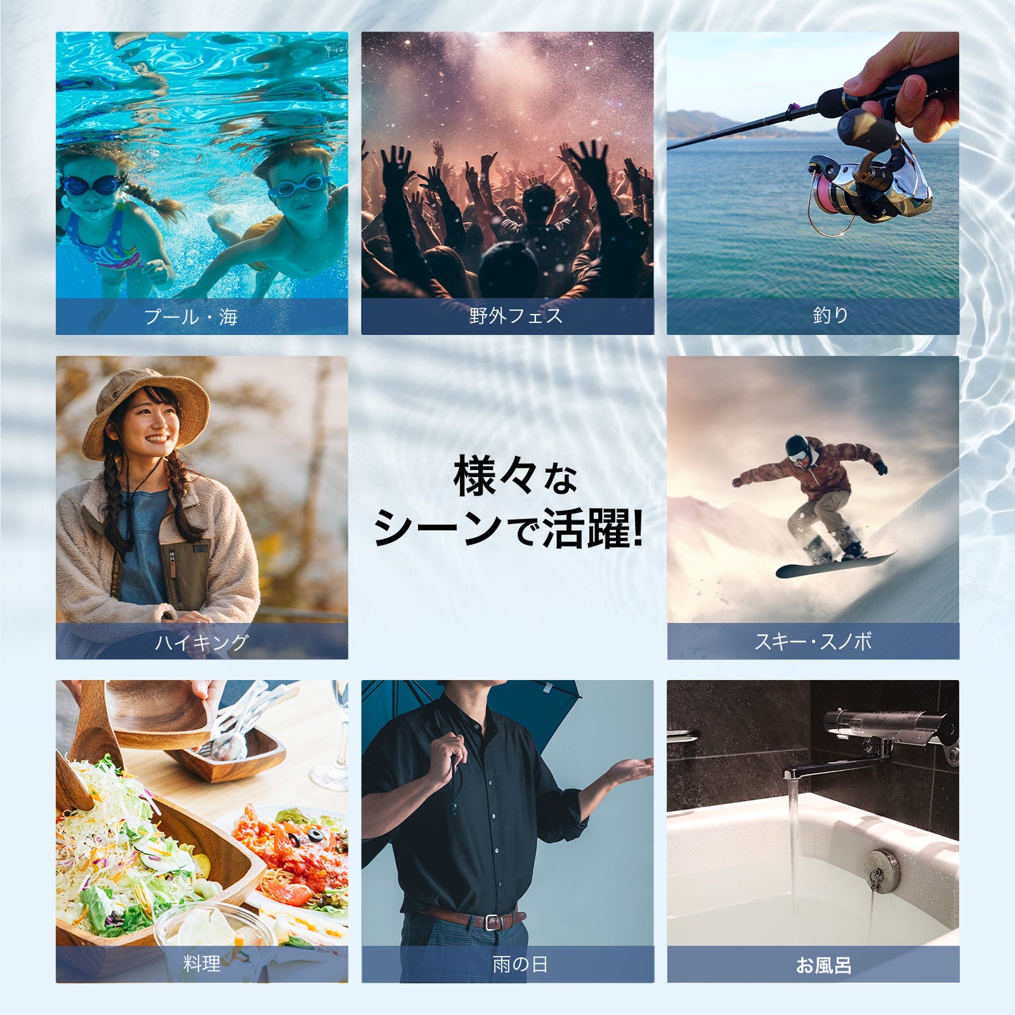 スマホ防水ケース 防水カバー 完全防水 防水等級IPX8 指紋認証 スマホ防水カバー