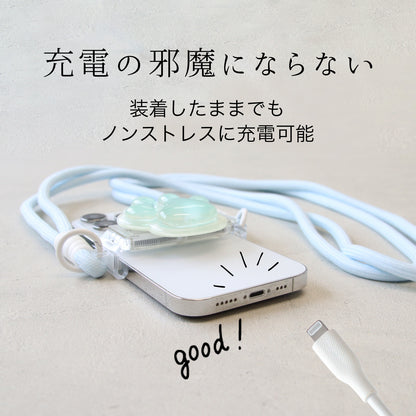 スマホショルダー 猫 肉球 クリップ式 ケース不要 伸縮式スマホストラップ 充電対応 落下防止 太めストラップ 肩掛け 首掛け 推し活 旅行 レディース ギフト