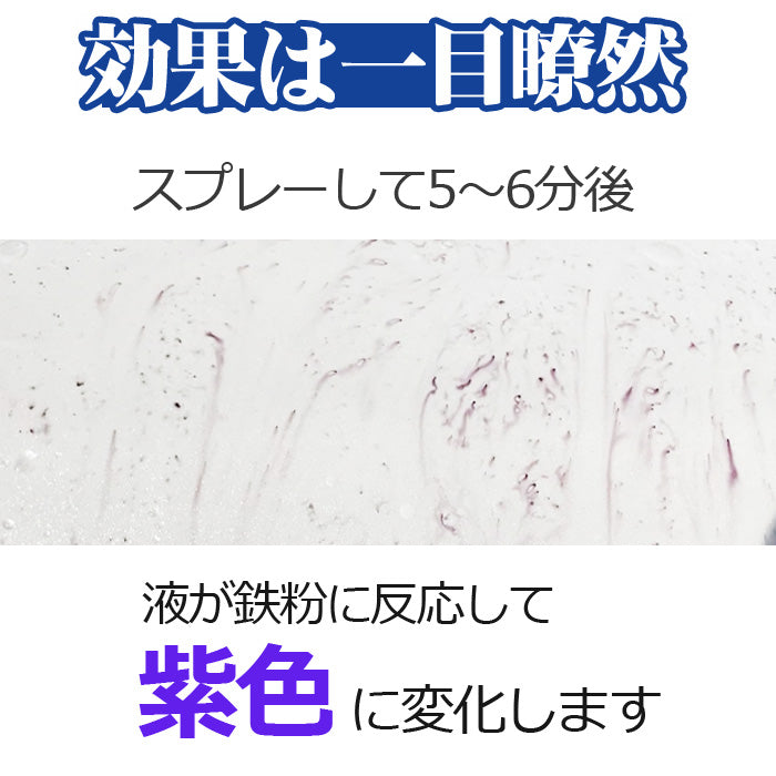【洗車セット 業務用2点】鉄粉除去スプレー＋超撥水トップコート 日本製 アウトレット訳あり 変形ボトル 特価 コーティング前後対応爆買