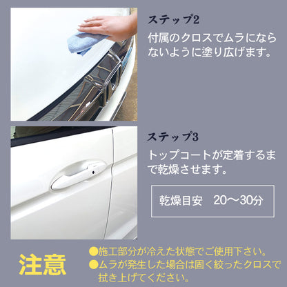 【洗車セット 業務用2点】鉄粉除去スプレー＋超撥水トップコート 日本製 アウトレット訳あり 変形ボトル 特価 コーティング前後対応爆買