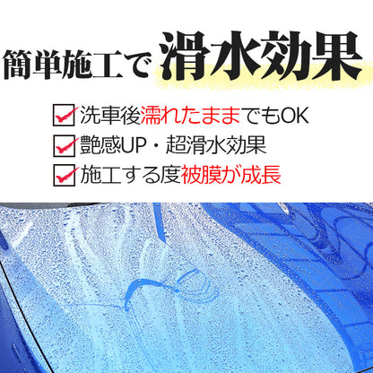 洗車後に差が出る 滑水コーティングスプレー 詰替付 日本製 簡単施工 艶・防汚 車用