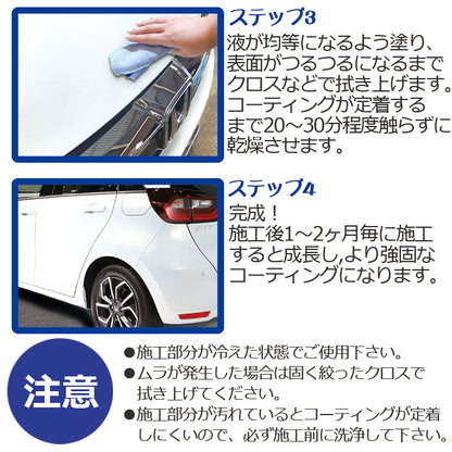 洗車後に差が出る 滑水コーティングスプレー 詰替付 日本製 簡単施工 艶・防汚 車用