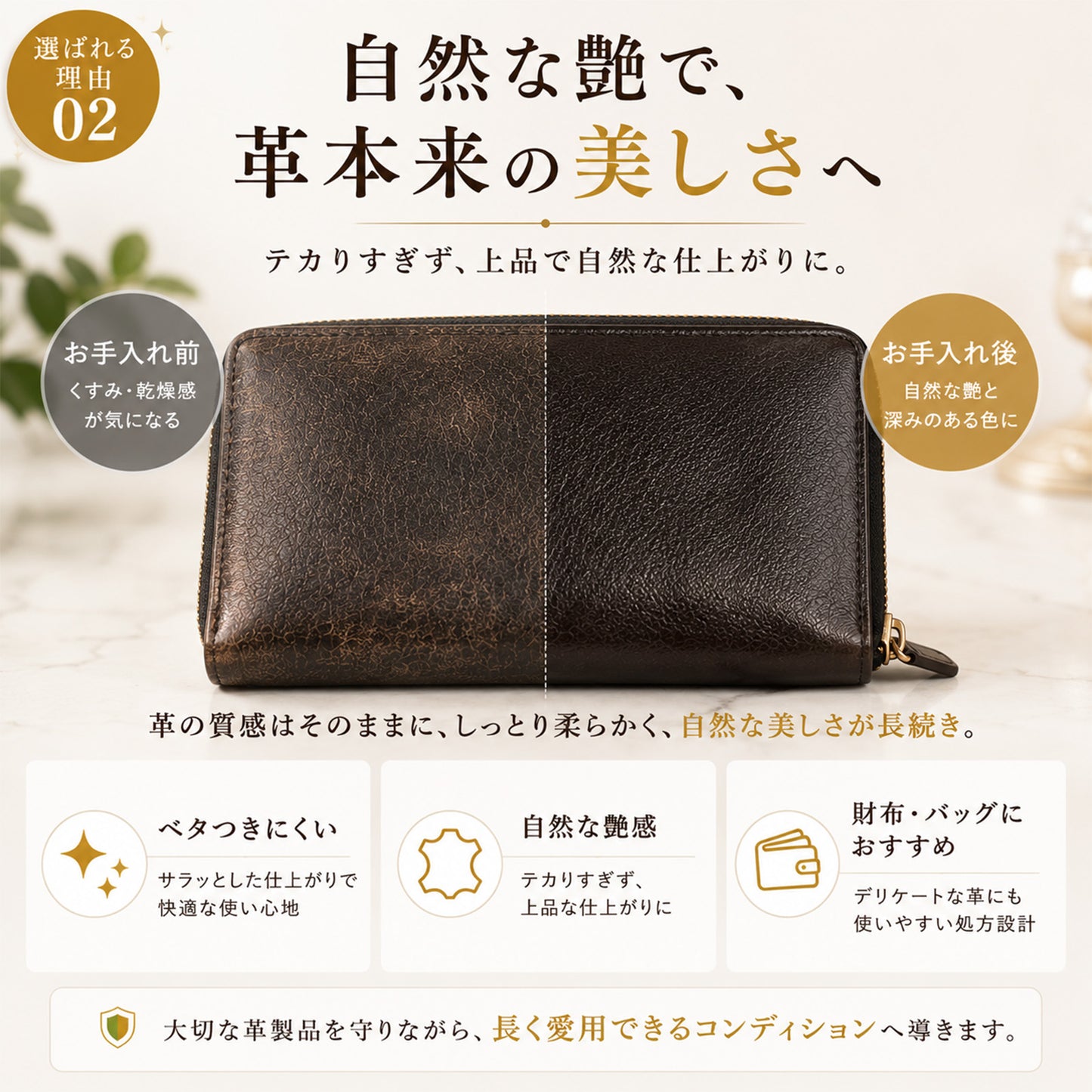 レザーケアセット 革 手入れ 初心者向け 日本製 泡クリーナー コーティング 撥水 防汚 艶出し 本革 合皮 財布 バッグ 革靴 ソファ対応