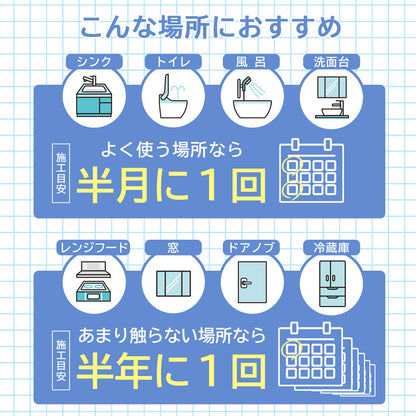 水回り掃除が激減する 超撥水コーティングスプレー 詰替付 日本製 シンク・浴室対応