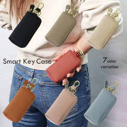 【名入れ無料】本革 6連キーケース スマートキー収納・カード収納・コンパクト・ギフト対応