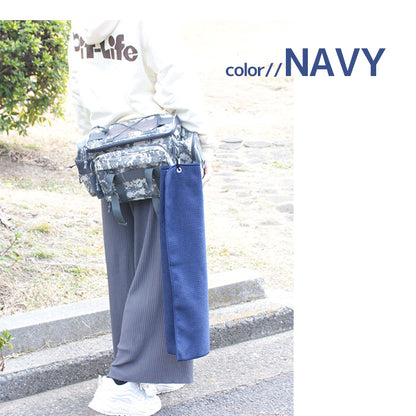 タオル ワッフルタオル カラビナ付き ロング 1枚 40cm×60