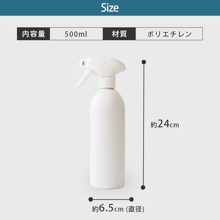 泡 スプレーボトル アルコール対応 詰め替えボトル 遮光タイプ 1本 500ml