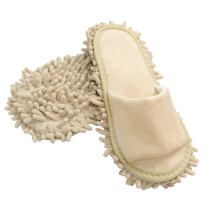 お掃除スリッパ 取り外し 洗える モップ モコモコ 床掃除