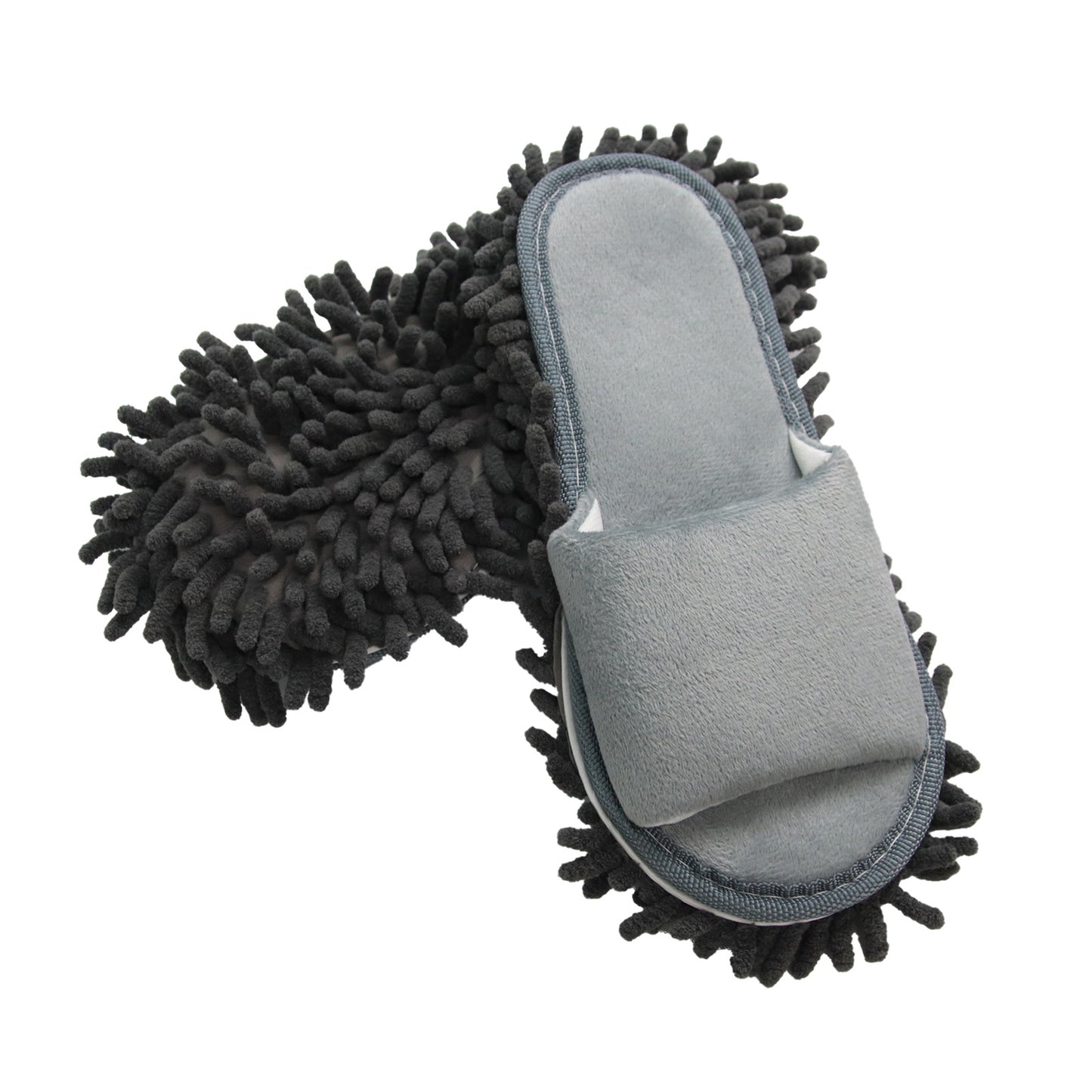 お掃除スリッパ 取り外し 洗える モップ モコモコ 床掃除