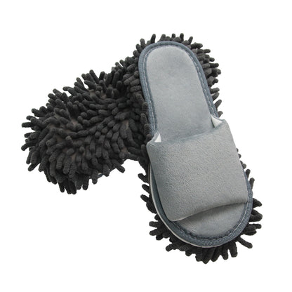 お掃除スリッパ 取り外し 洗える モップ モコモコ 床掃除